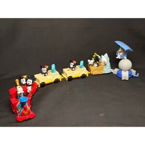 Disney Mickey Minnie Runaway‎ Railway McDonald's Happy Meal Toy Set 2022 Lot 6pc